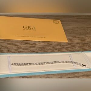 Moissanite Tennis Bracelet 6.5 inches